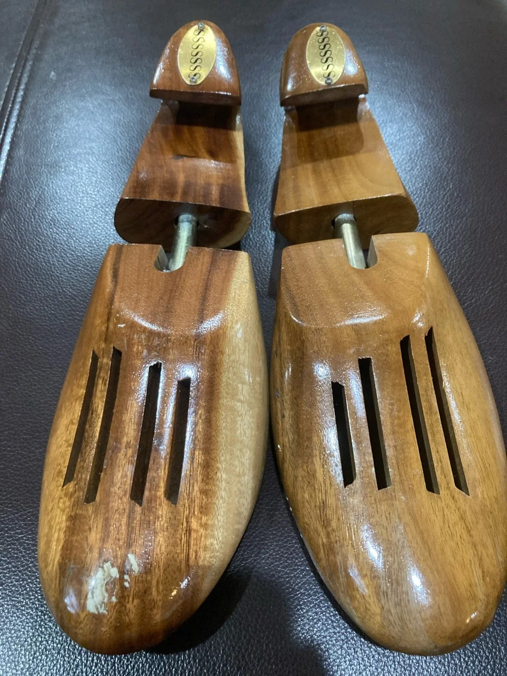 Wooden Men’s Shoe Trees - Brown Shoe Stretcher